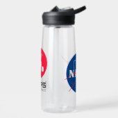 NASA Mars Perseverance Rover Logo Clear 25 oz Waterfles (Links)