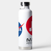 NASA Mars Perseverance Rover Logo Rocket White Waterfles (Rechts)