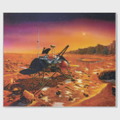 NASA Mars Polar Lander Artist Concept Artwork Cadeaupapier (Vlak)