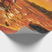 NASA Mars Polar Lander Artist Concept Artwork Cadeaupapier (Hoek)