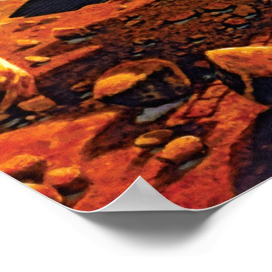 NASA Mars Polar Lander Artist Concept Artwork Poster (Hoek)