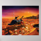 NASA Mars Polar Lander Artist Concept Artwork Poster (Voorkant)