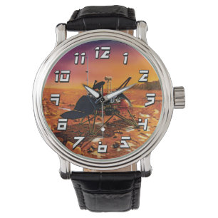NASA Mars Polar Lander Kunstconcept Kunstwerk Horloge