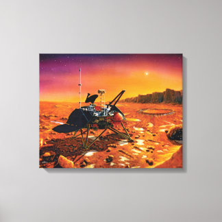 NASA Mars Polar Lander Kunstenaarsconcept Kunstwer Canvas Afdruk