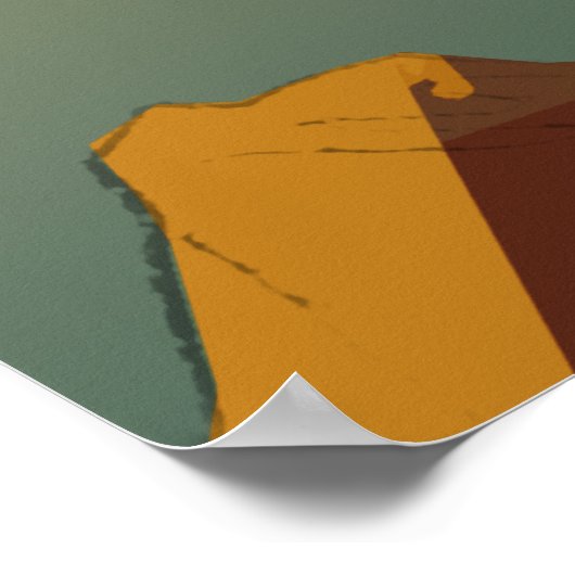 NASA Mars-Poster voor recycling - Gezochte technic Poster (Hoek)