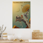 NASA Mars-Poster voor recycling - Gezochte technic Poster (Keuken)
