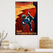NASA Mars Recruiting Poster - de Ontdekkingsreizig (Keuken)