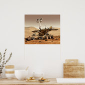 NASA Mars Rover Poster (Keuken)
