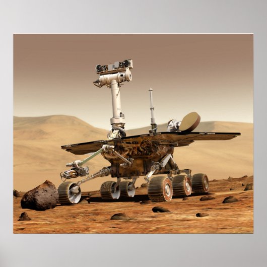 NASA Mars Rover Poster (Voorkant)