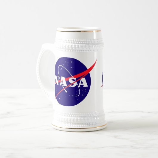 NASA Meatball Logo Bierpul (Voorkant links)