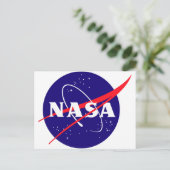 NASA Meatball Logo Briefkaart (Staand voorkant)