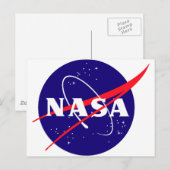 NASA Meatball Logo Briefkaart (Voorkant / Achterkant)