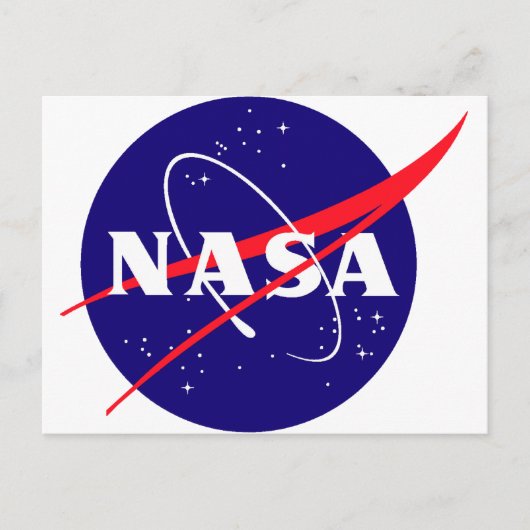 NASA Meatball Logo Briefkaart (Voorkant)