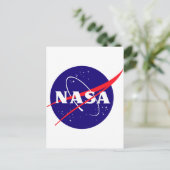 NASA Meatball Logo Briefkaart (Staand voorkant)