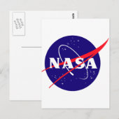 NASA Meatball Logo Briefkaart (Voorkant / Achterkant)