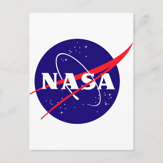 NASA Meatball Logo Briefkaart (Voorkant)