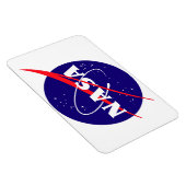 NASA Meatball Logo Magneet (Rechterzijde)