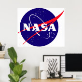 NASA Meatball Logo Poster (Thuiskantoor)