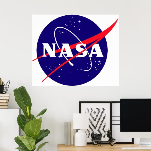 NASA Meatball Logo Poster (Thuiskantoor)