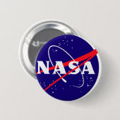 NASA Meatball Logo Ronde Button 5,7 Cm (Voorkant /achterkant)