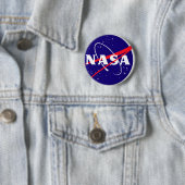 NASA Meatball Logo Ronde Button 5,7 Cm (In situ)