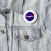 NASA Meatball Logo Ronde Button 5,7 Cm (In situ)