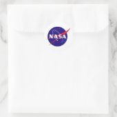 NASA Meatball Logo Ronde Sticker (Tas)
