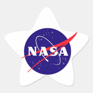 NASA Meatball Logo Ster Sticker