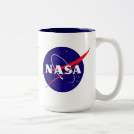 NASA Meatball Logo Tweekleurige Koffiemok