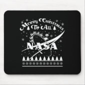 Nasa Merry Christmas To All Ugly Sweater Logo With Muismat (Voorkant)