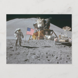 Nasa Moon Landing Apollo 15 Lunar Module 1971 Briefkaart