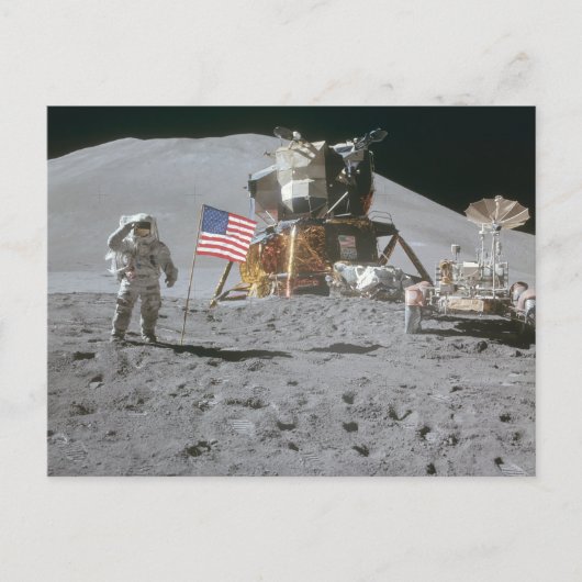 Nasa Moon Landing Apollo 15 Lunar Module 1971 Briefkaart (Voorkant)