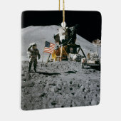 Nasa Moon Landing Apollo 15 Lunar Module 1971 Keramisch Ornament (Rechts)