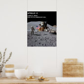 Nasa Moon Landing Apollo 15 Lunar Module 1971 Poster (Keuken)