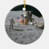 Nasa Moon Landing Apollo 15 Lunar Module Keramisch Ornament (Voorkant)