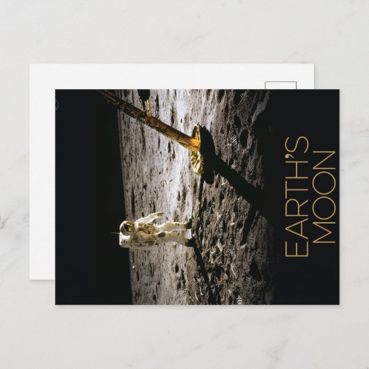 NASA Moon Poster 4 Briefkaart (Voorkant / Achterkant)