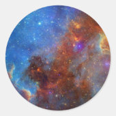 NASA NASA NASA Noord-Amerikaans Nebula continent Ronde Sticker (Voorkant)