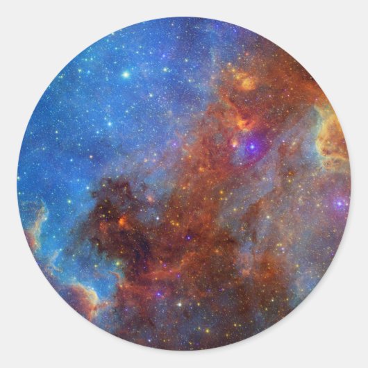 NASA NASA NASA Noord-Amerikaans Nebula continent Ronde Sticker (Voorkant)