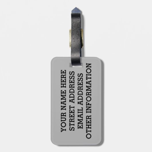 NASA New Horizons Craft in Space Bagagelabel (Achterkant verticaal)