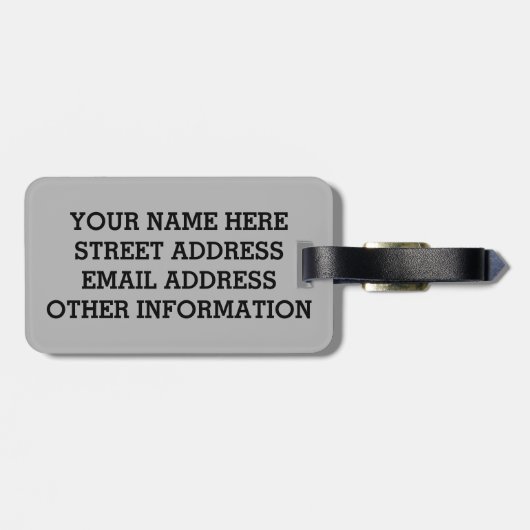 NASA New Horizons Craft in Space Bagagelabel (Achterkant horizontaal)