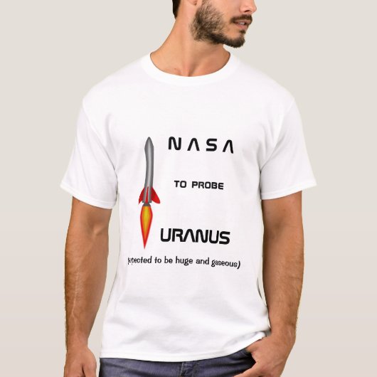 NASA om URANUS T-Shirt te testen (Voorkant)