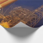 NASA Orion-ruimtevaartuig raketlancering Cadeaupapier (Hoek)