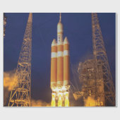 NASA Orion Spacecraft Rocket Launch Cadeaupapier (Vlak)