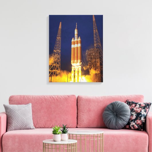 NASA Orion Spacecraft Rocket Launch Canvas Afdruk (Insitu (Woonkamer))