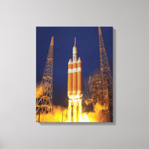 NASA Orion Spacecraft Rocket Launch Canvas Afdruk
