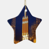 NASA Orion Spacecraft Rocket Launch Keramisch Ornament (Rechts)