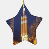 NASA Orion Spacecraft Rocket Launch Keramisch Ornament (Links)
