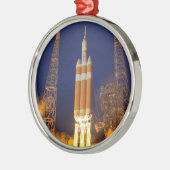 NASA Orion Spacecraft Rocket Launch Metalen Ornament (Links)