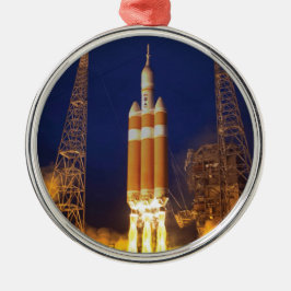 NASA Orion Spacecraft Rocket Launch Metalen Ornament