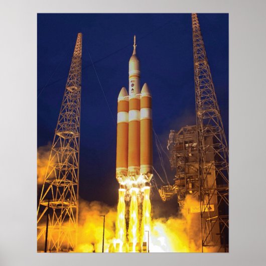 NASA Orion Spacecraft Rocket Launch Poster (Voorkant)